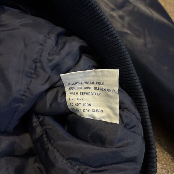 Vintage Majestic - Made in Korea - NY Yankees Nylon Bomber Jacket Large - Picture 6 of 12
